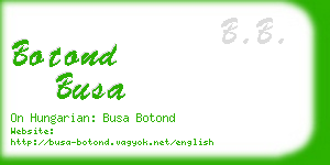 botond busa business card